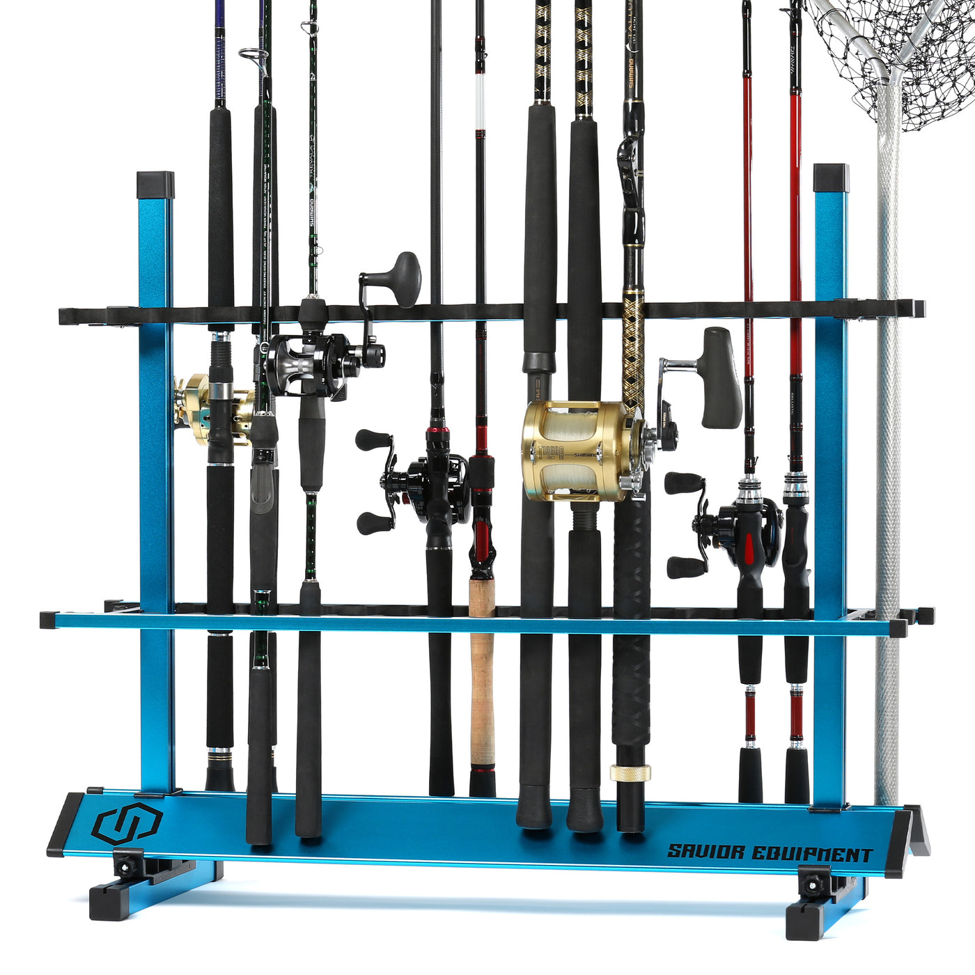 UJEAVETTE® Fishing Rod Holder Tool Portable Fishing Rod Rack Stand
