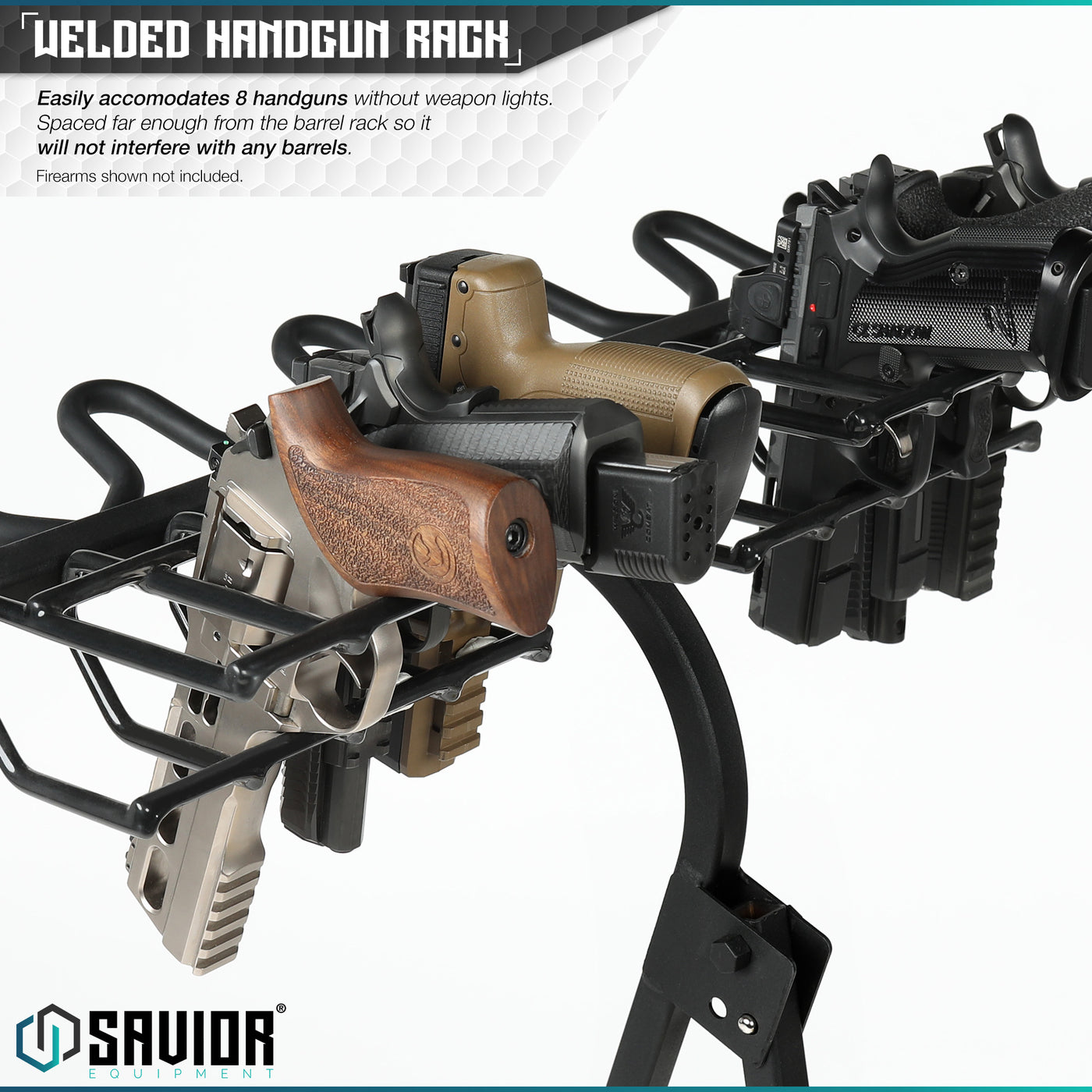 Mobile Firearm Rack Stand - 6 Rifles & 8 Pistols – Savior Equipment